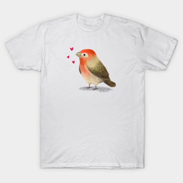 House Finch Bird T-Shirt by julianamotzko